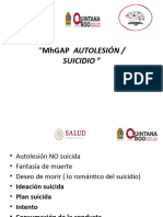 Autolesion y Suicidio