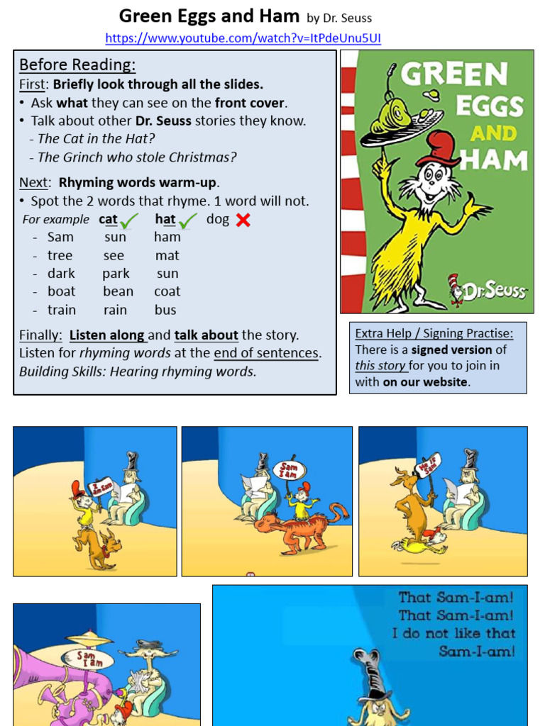 Green Eggs and Ham PDF Dr. Seuss