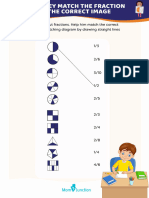 Fractions Worksheets Match The Correct Image