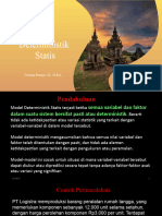 Sesi 5 Model Deterministik Statis