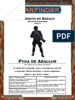 3o Aventura Starfinder Fuga de Aballon