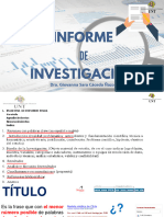 Clase Informe de Investigación 2023