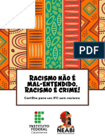 Cartilha para Um IFC Sem Racismo ESTUDANTES