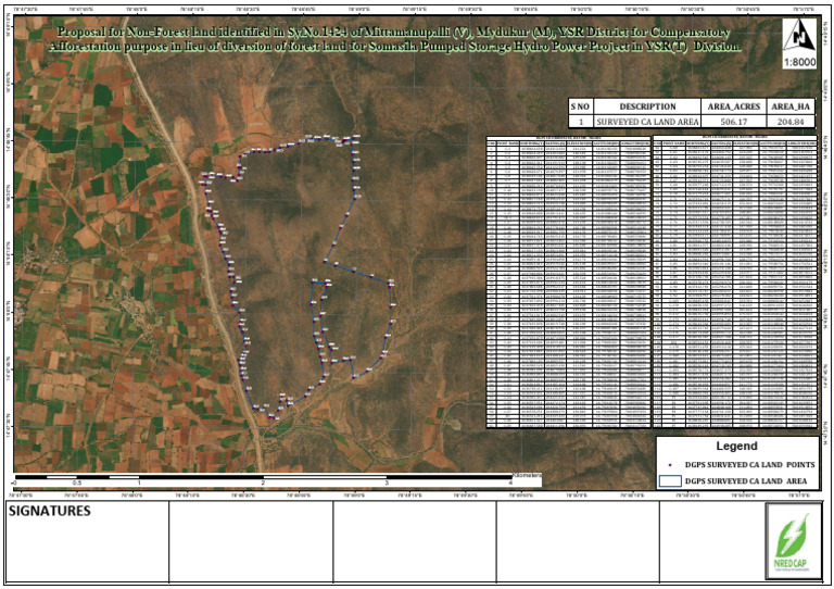 Somasila Pumped Stroage Hydroelectric Project Ca Land Google Map - A2 | PDF