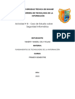 Actividad # 8 - Caso de Estudio Sobre Seguridad Informática