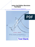 Microeconomics 2nd Edition Bernheim Test Bank