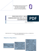 Prevención y Manejo de Emergencias en La Consulta