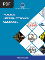 Police Instructions Manual by The Mauritius Police Force