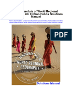 Fundamentals of World Regional Geography 4th Edition Hobbs Solutions Manual
