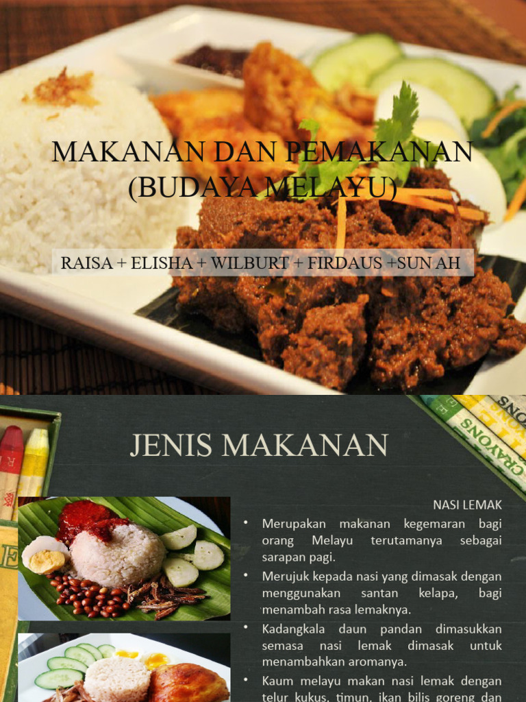 Makanan Dan Pemakanan Budaya Melayu | PDF