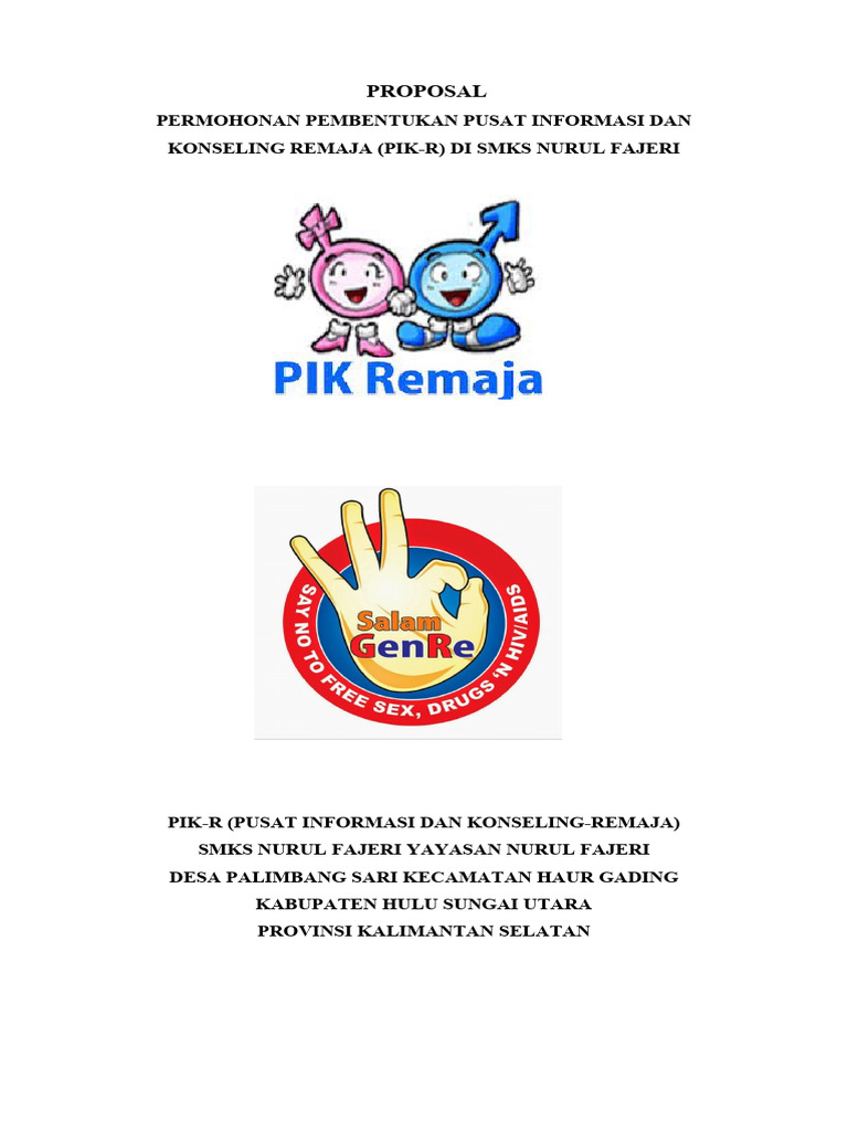Pembentukan PIK-R di SMKS Nurul Fajeri | PDF
