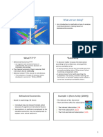 1 - Introduction Behavioral Economics