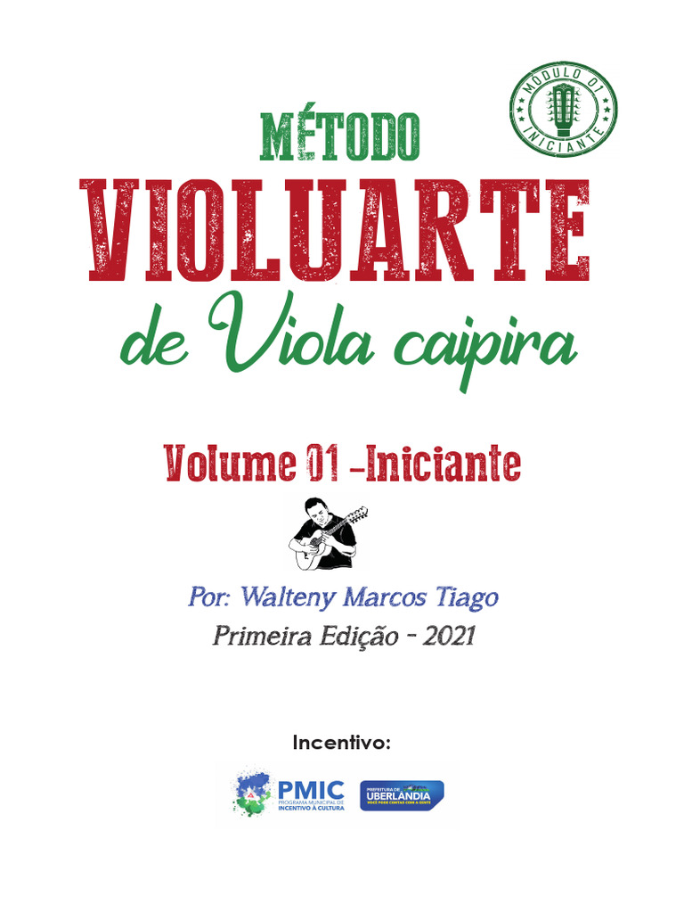 Amostras Método Violuarte de Viola Caipira Vol 01 | PDF