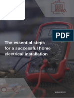 The Essential Steps For A Successful Home Electrical Installation