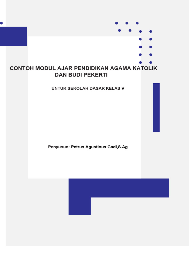 Modul Ajar Pendidikan Agama Katolik Kelas 5 Pdf