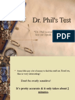 Dr Phil Test