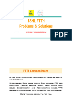 FTTH Problems and Solutions