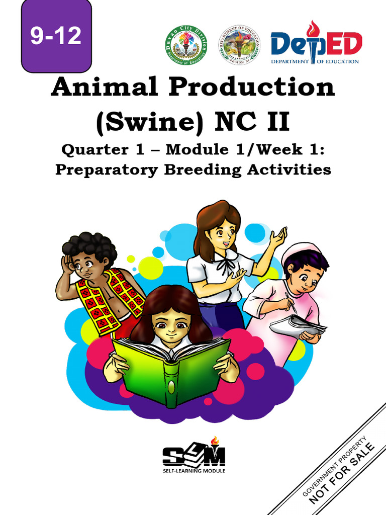 Q1 animal production swine nc ii 9 12 module 1 pdf