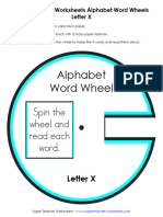 Alphabet Wordwheel X WFRFM