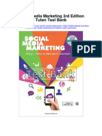 Social Media Marketing 3rd Edition Tuten Test Bank