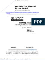 Toyota Forklift 8bncu18 8bncu15 8bncu20 Service Manual