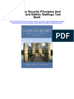 Computer Security Principles and Practice 2nd Edition Stallings Test Bank