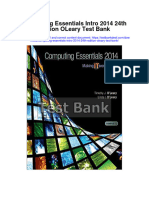 Computing Essentials Intro 2014 24th Edition Oleary Test Bank