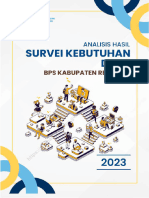 Analisis Hasil Survei Kebutuhan Data BPS Kabupaten Rembang 2023