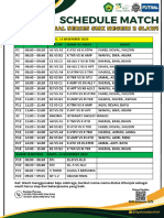 Schedule Futsal 5erie5 2023