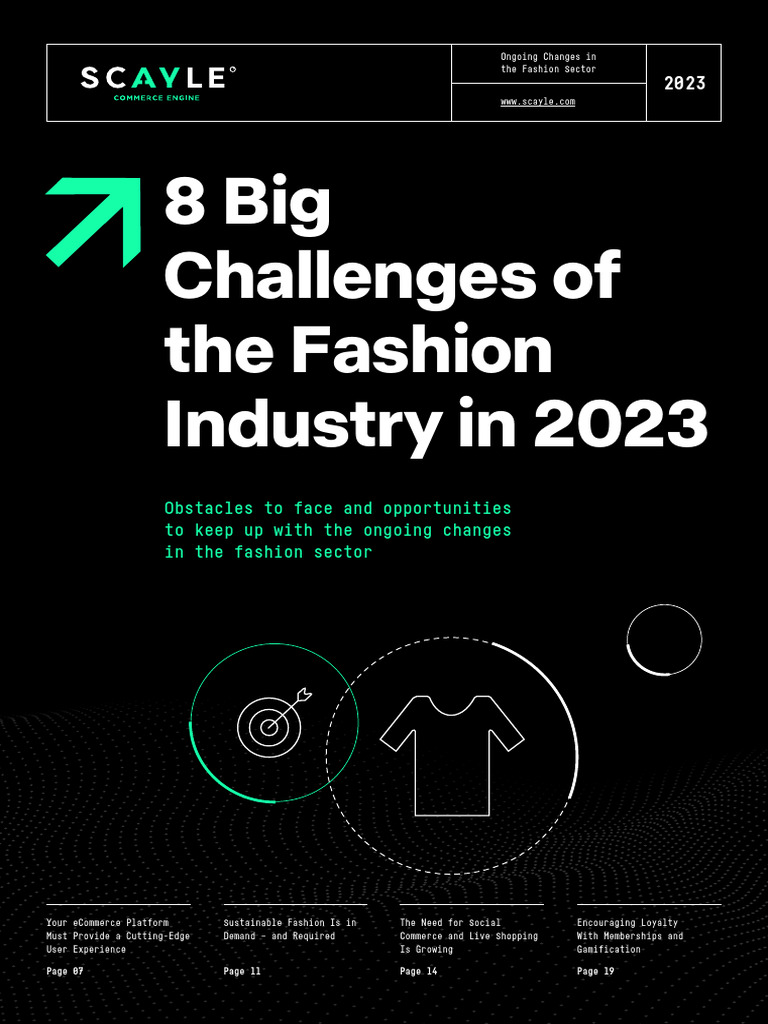 Guide 8 Big Challenges of The Fashion Industry in 2023 1691624992 | PDF ...