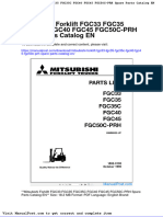 Mitsubishi Forklift Fgc33 Fgc35 Fgc35c Fgc40 Fgc45 Fgc50c PRH Spare Parts Catalog en