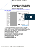 Yale Forklift Mo20mo25mo20pmo10lmo50tmo70t E857 Parts Manual