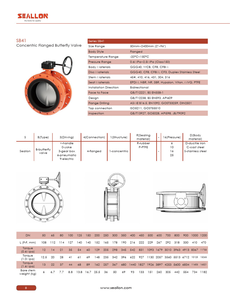 SB41 | PDF | Valve | Building Materials