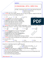 Đề Test Online Số 13 - Thầy VNA