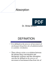 Unit.1 Absorption-Mechanisms of Drug Absorption Through GIT.