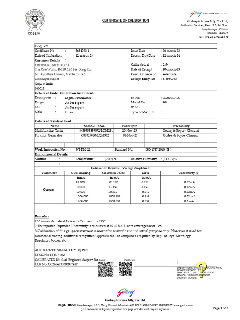 Digital Multimeter | PDF