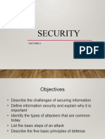 Lecture 8 - Security