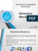 6 Intro Mecatrónica - Elementos Mecánicos