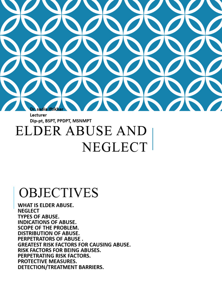Understanding Elder Abuse and Neglect | PDF | Violence | Causes Of Death