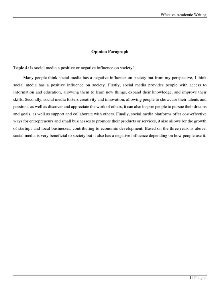 Socail Media in Fluence On Society | PDF