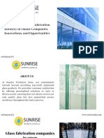 Glass Fabrication Company in Oman - Sunrise PDF