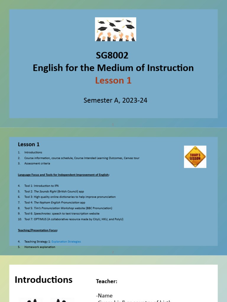 Lesson PDF