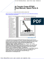 Terex Rough Terrain Crane Rt555 2016 Workshop Manual Spare Parts Schematics
