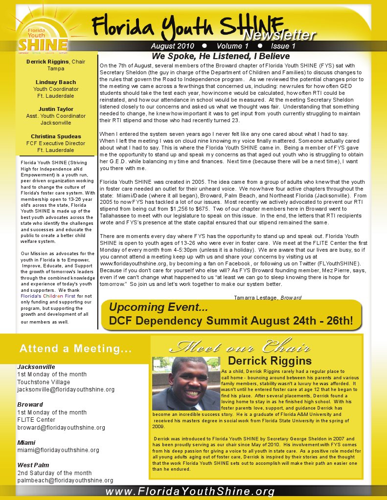 Florida Youth SHINE in Jacksonville | PDF | Florida