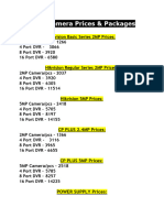 CCTV Camera Prices & Combo Packages.