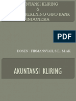 Pertemuan Ke 10 Akuntansi Kliring Kas Dan Rekening Giro Bank Indonesia