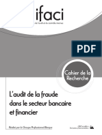 Cahier de la recherche - L'audit de la fraude - banque (janvier 10)