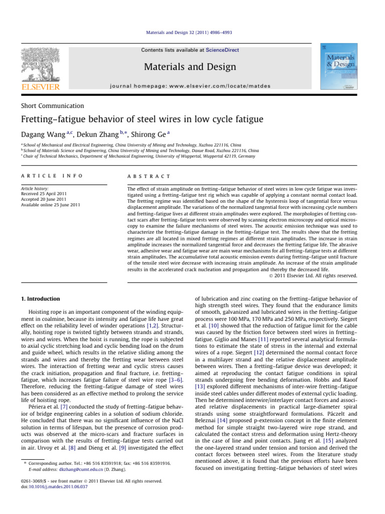 Dokumen - Tips - Frettingfatigue Behavior of Steel Wires in Low Cycle ...