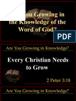 Are You Growing