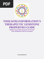 Tools4transformation's Therapeutic Gemstone Properties Guide